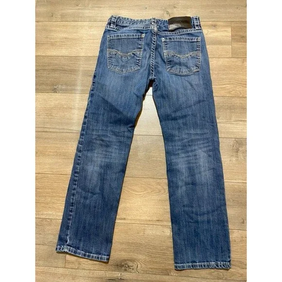 Rock & Roll Denim Men's 30x29 Revolver Straight Slim Cowboy Thick Stitch Jeans